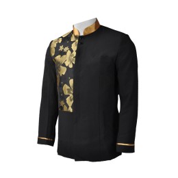 HL004  個人設計酒店制服  撞色金色領酒店制服  酒店 賭場 燙金 領 金邊條 來樣訂造酒店制服  酒店制服供應商 HL004  個人設計酒店制服  撞色金色領酒店制服  酒店 賭場 燙金 領 金邊條 來樣訂造酒店制服  酒店制服供應商